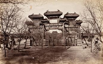 (CHINA) An album titled Views of Peking [Beijing], Tientsin [Tianjin] and Neighbourhood with 48 photographs.